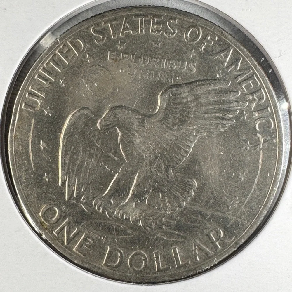 1972 D Eisenhower Type 3 Dollar IKE US Mint Coin Denver Copper Nickel Clad AU